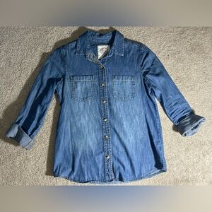 💙SO Denim Button Down Shirt size: small